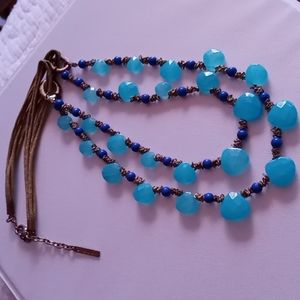 Mythologie Layered Blue Lapis Necklace